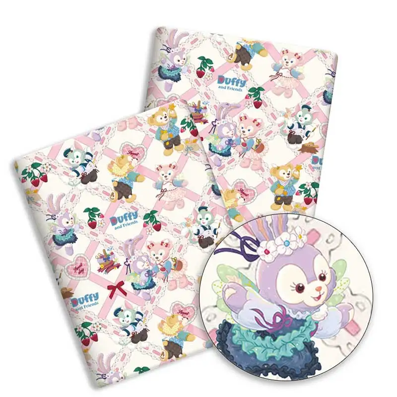 Disney co-branded cartoon Hot DIY handmade sewing patchwork quilting baby dress home sheet 140x50cm kids fabric view 3