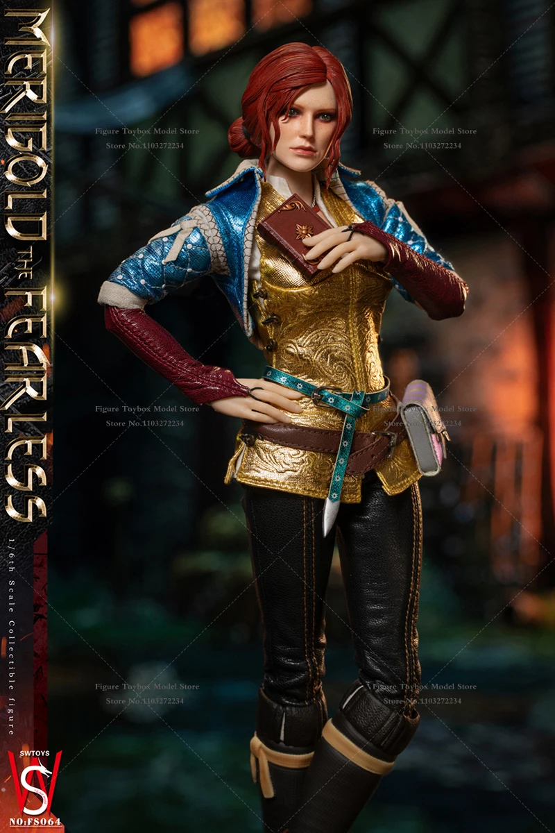 SWTOYS FS064 1/6 Fearless Triss Merigold Movable Female Action Figure Cosplay Fiction Game Delicate 12