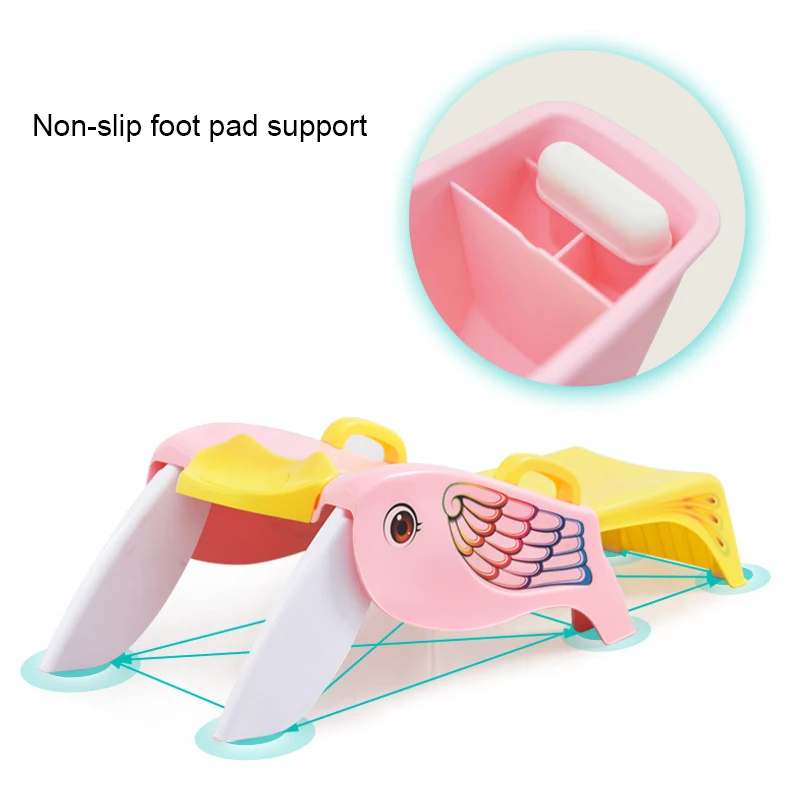 Foldable Baby Shampoo Chair with Shampoo Basin and Head Cushion Waterproof Kids Wash Hair Chair