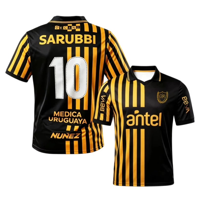 2026/27 Club Atlético Uruguayan football jersey T-shirt Men's and Women's Breathable Quick Drying Loose fan gifts Tops