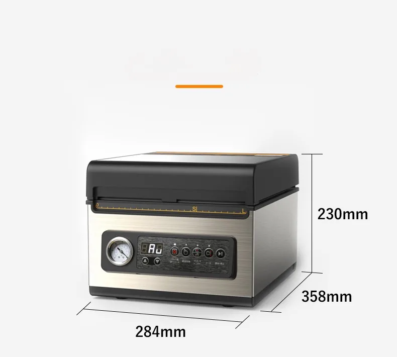 

V32 110/220V Chamber Vacuum Packaging Machine Electric Food Sealing Machine Suitable for Wet Food and Hot Selling Meat At Home