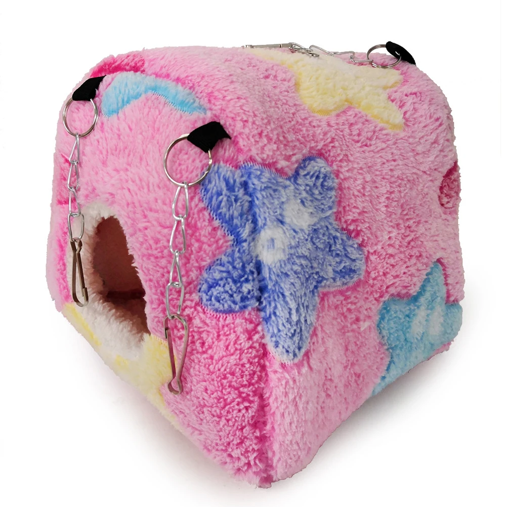 

Hanging Nest Hamster Hammock Cozy Soft Bed Warm Winter Toy Pet Bedding Sleep Shelter Animal House Small Pet Nest
