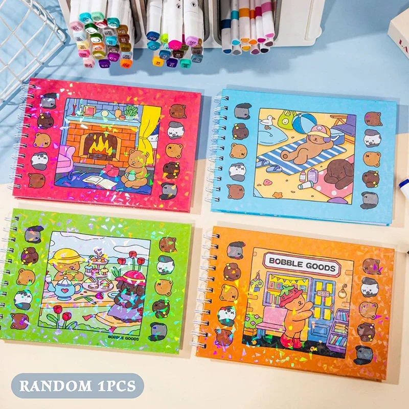 

1Pcs Cute Animal Coloring Book Ideal Gift For Adults & Teens Perfect For Holidays And Birthdays Decorative Students Book Gifts