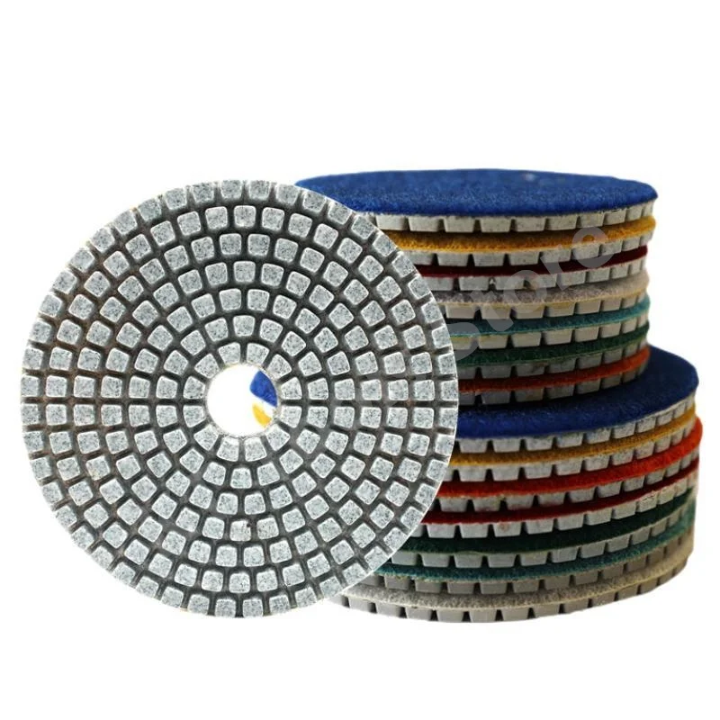 

11PCS 3Inch/4Inch Wet Diamond Polishing Pads Kit Gloss pad For Granite Concrete Marble Stone Polishing Tools Grinding Discs Set