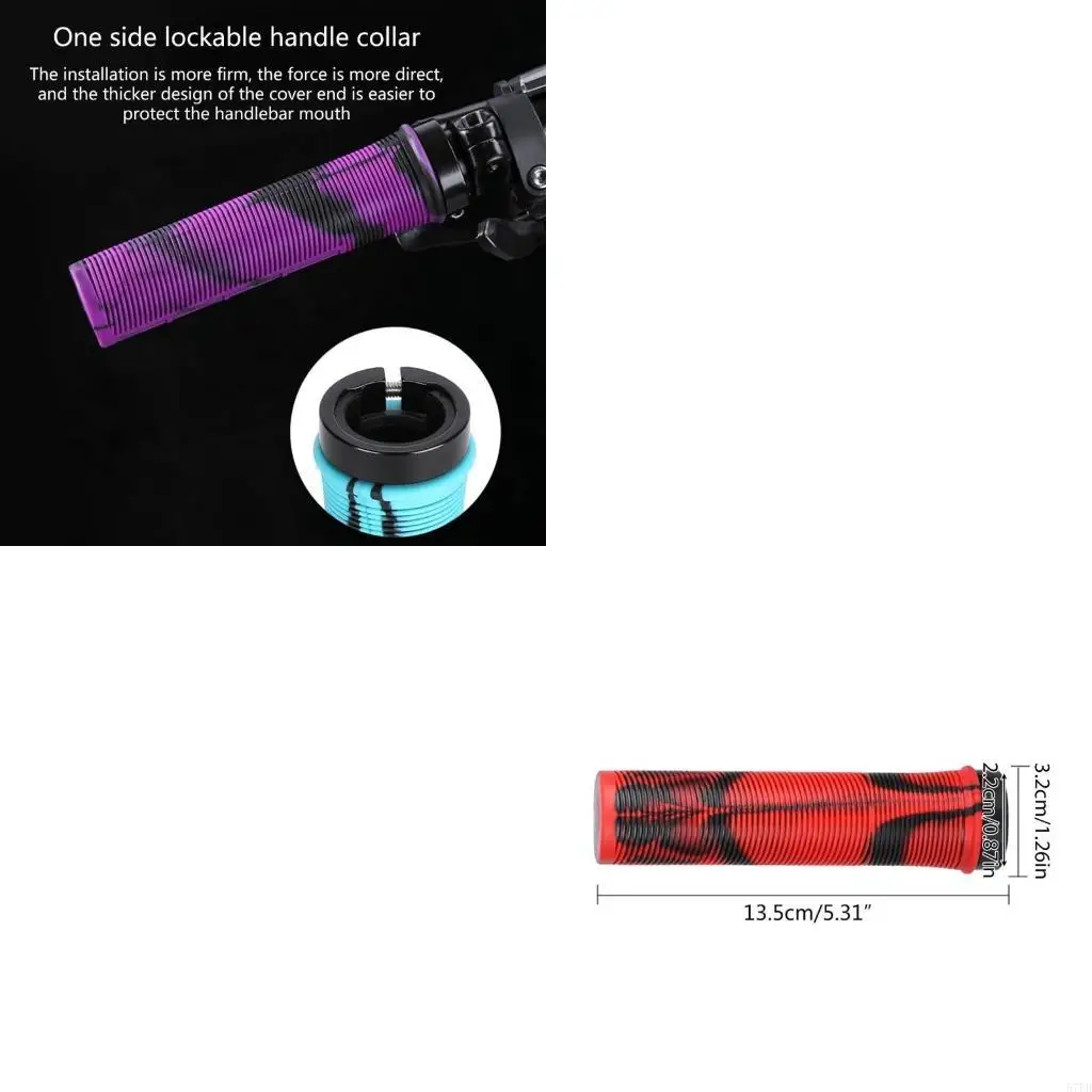 

1pair Ergonomic Deathgrip Bike Death Grip Grip Grips с помощью Fixing Tool Идеально подходит для велосипедных энтузиастов и