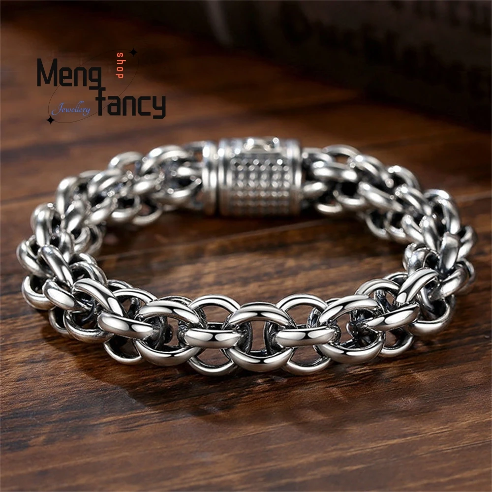 

Silver Bracelet For Men Cross-Shaped, Cool And Unique Design, Trendy Brand Jewelry As A Gift Best Selling Fashion Luxury Jewelry