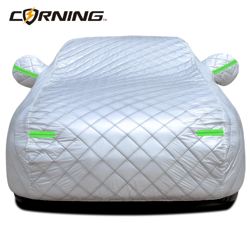 Car Cover Thermal Insulation and Warmth Hailproof Extra Cotton Thickening Waterproof Covers Full Universal Outdoor Outer Protect