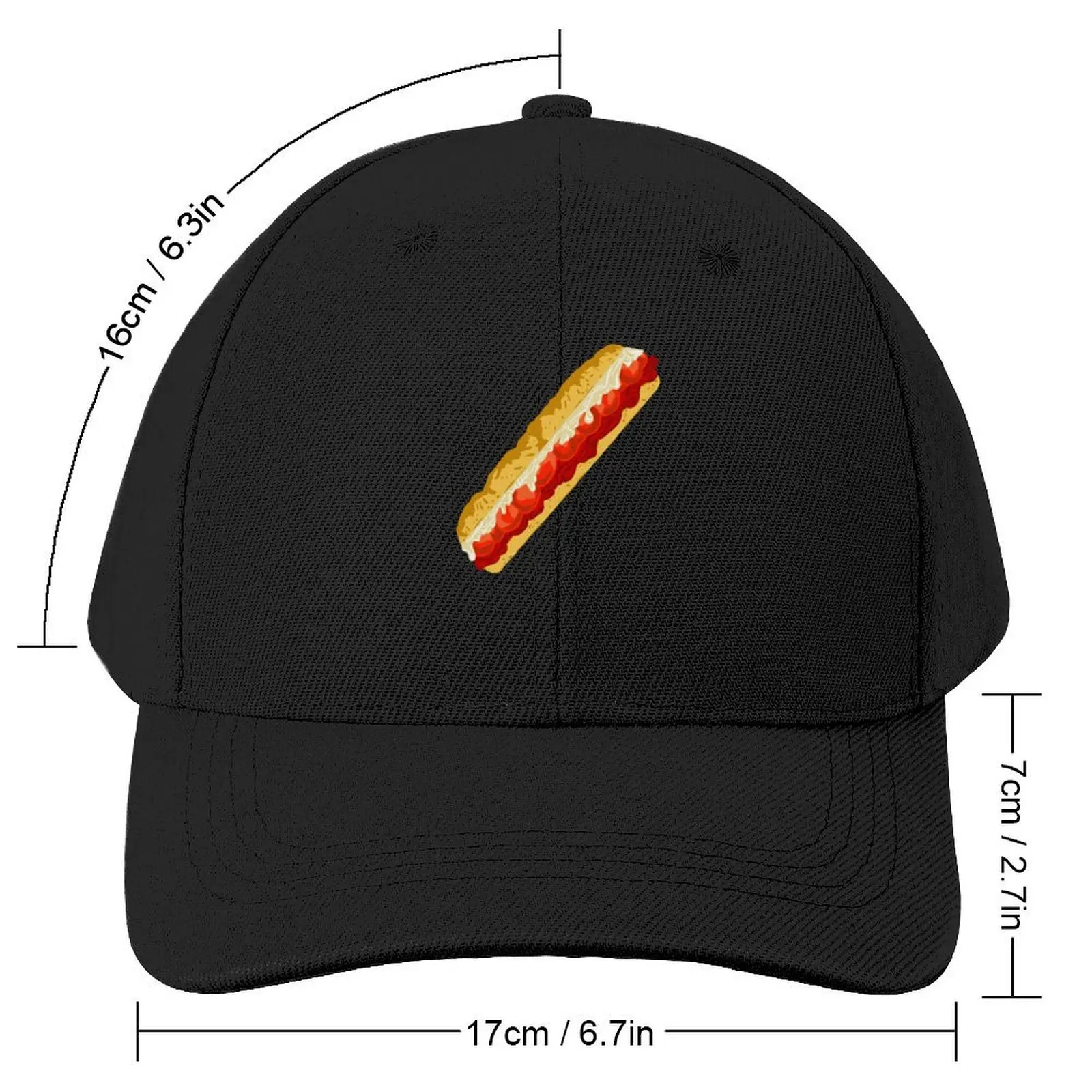 Meatball Sandwich Baseball Cap Golf Wear Hat Baseball Cap Men Hats Women's