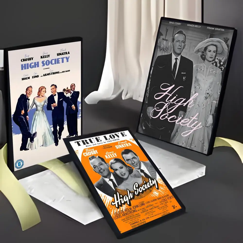 glamorous show H-High Society Poster American Film Mural Home Childrens Room Wall Decor Print