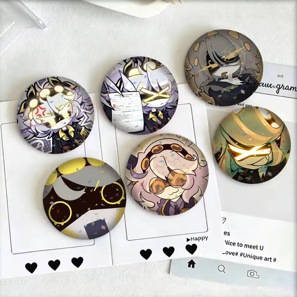 Serial Designation V M-Murder D-Drones 25 32 44 58 75mm Badges Personalized Round Brooches Pins Accessory Gift