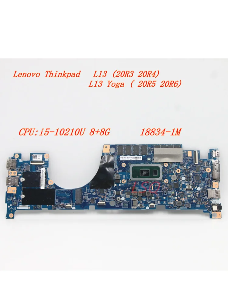 New/Orig For Lenovo Thinkpad L13/L13 Yoga Laptop Motherboard Mainboard CPU:i5-10210U 8+8G 18834-1M 5B20S72252 5B20S72267