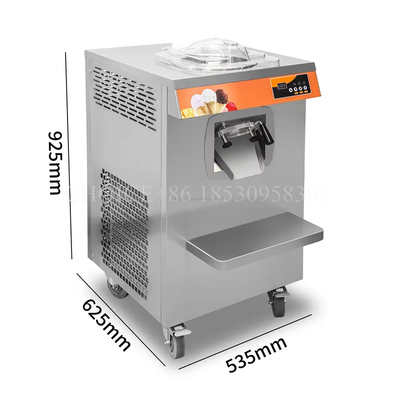 New Coming Standing Commercial Gelato Hard Ice Cream Machine Batch Freezer Ice Cream Making Maker Ice Cream Acai Ice Cream Bowl