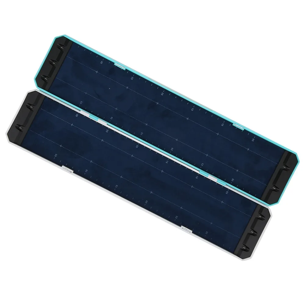Durable Double Sided Fishing Line Storage Box ABS 380mm Lenght Fishing Rig Case Fishing Subline Storage Box Sea Fishing