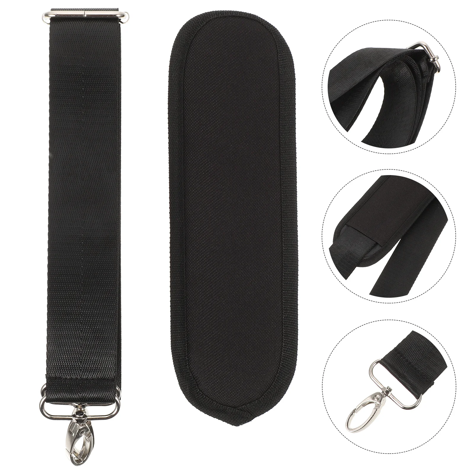 1 مجموعة قابل للتعديل سميكة لينة العالمي عدم الانزلاق مبطن الكتف لأجهزة الكمبيوتر المحمول Crossbody رسول حقيبة يد استبدال حقيبة الكمبيوتر #6