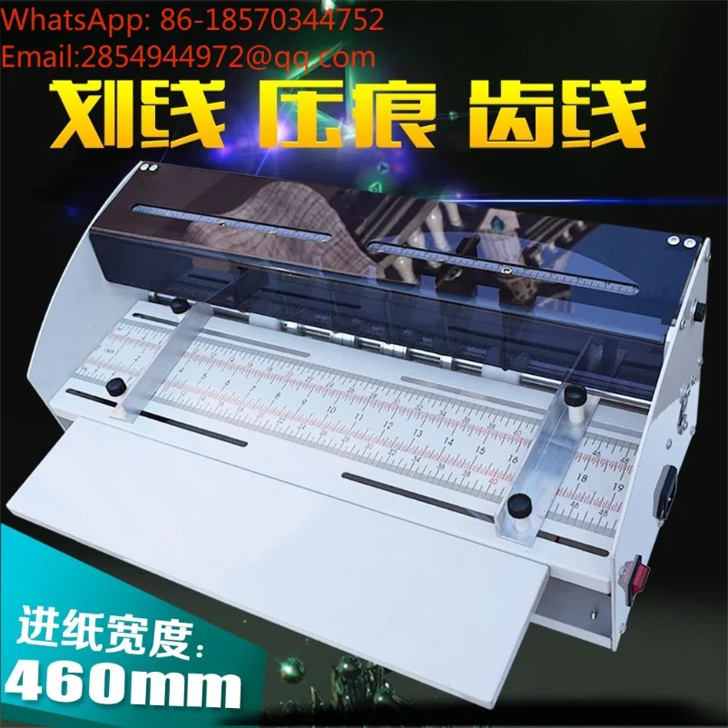 H500 Dotted Line Indentation Machine, Dot Line Scribing, Cover Creasing Machine
