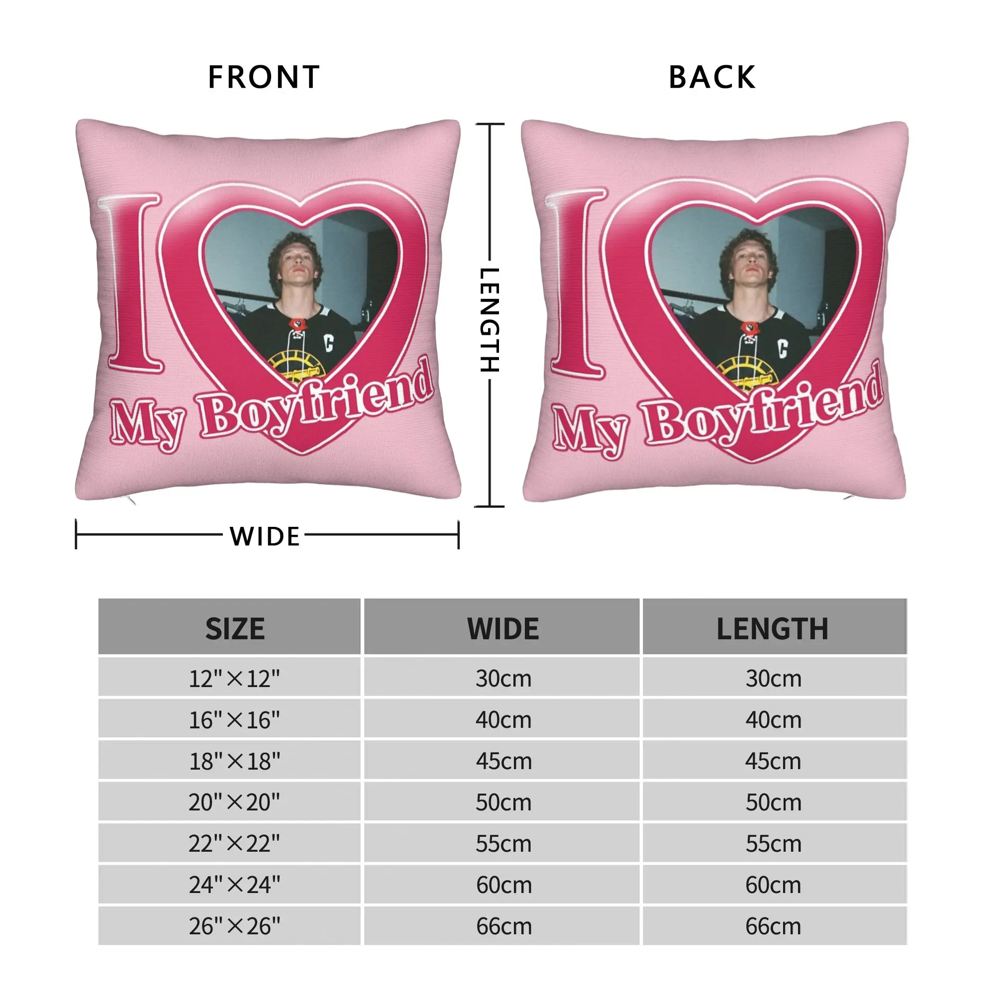 Ilya Rozanov My Boyfriend Heated Rivalry Pillowcase Printing Cushion Cover Decor  Pillow Case Cover Home Dropshipping 18"