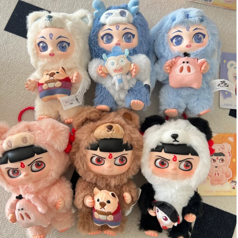 

Pop Mart Blind Box Ne Zha: The Devil'S Youth Wreaks Havoc In The Sea Vinyl Face Plush Doll Cute Toy Anime Peripheral Keychian