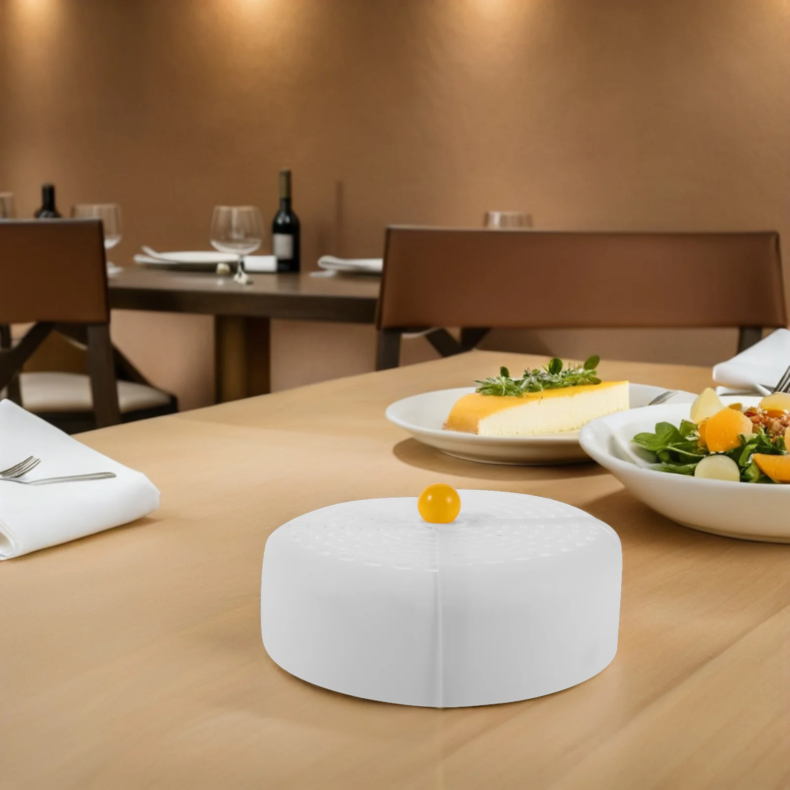 

2Pcs Foldable Food Covers Breathable Mesh Kitchen Storage Saver for Outdoor Dining Picnic Camping Reusable Collapsible Dish