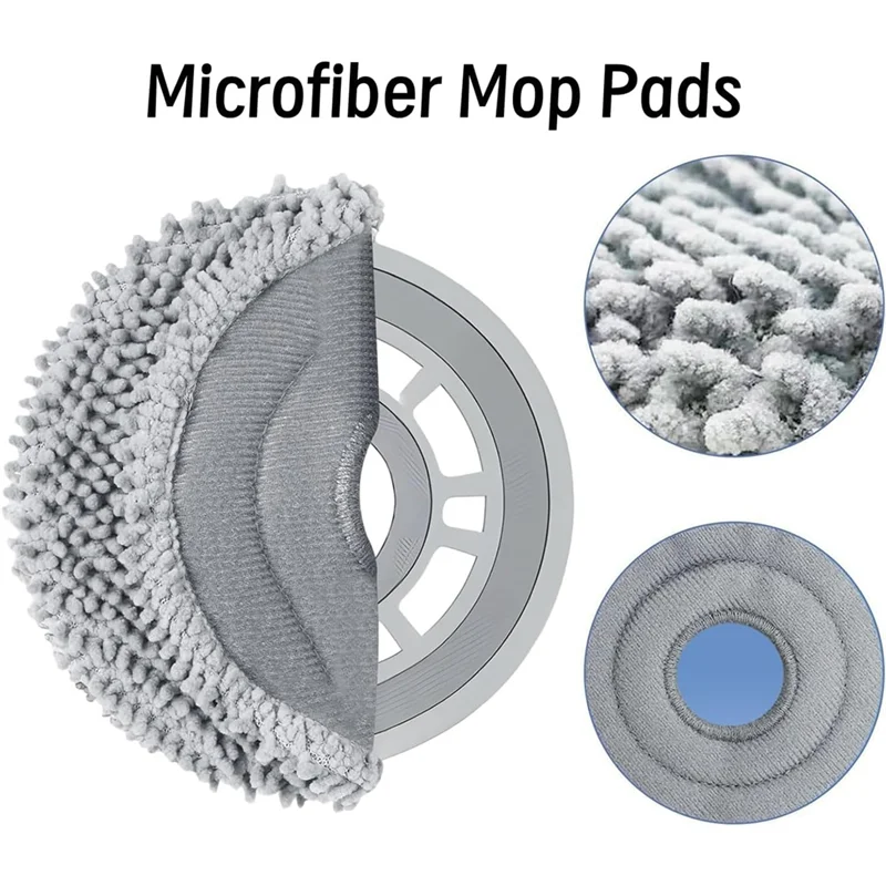 【A26P】For ROBOROCK Qrevo Curv Robot Vacuum Cleaner Accessories Kit Main Side Brush HEPA Filters Mop Pads Dust Bags