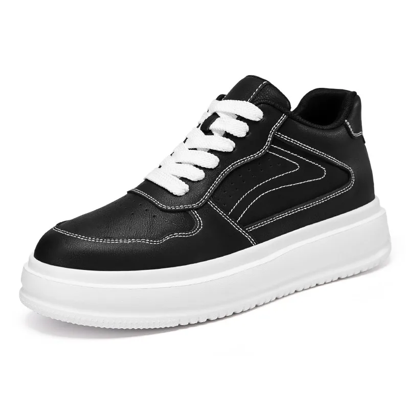 

Новые мужские туфли, увеличивающие рост, спортивные мужские белые туфли с круглым носком, спортивные белые туфли для мужчин