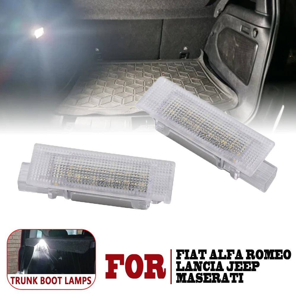 Für Fiat 500 500X 500L Argo Panda Grande Punto EVO LED-Kofferraumleuchten für Jeep Renegade Innenraumbeleuchtung Gepäckraum – Detail 1