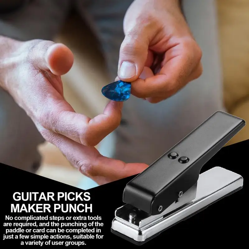 Heavy Duty Guitar Pick Maker Guitar Picks Hole Punch Fast and Effective Metal Art Craft Supplies for a Professional Musician