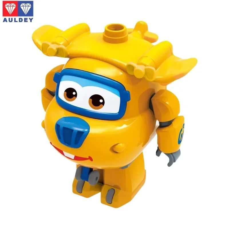 【En Stock】Auldey Super Wings Transformant Robot Jouet coulissant à inertie, Mini figurine d'action portable pour enfants Cadeau pour enfants