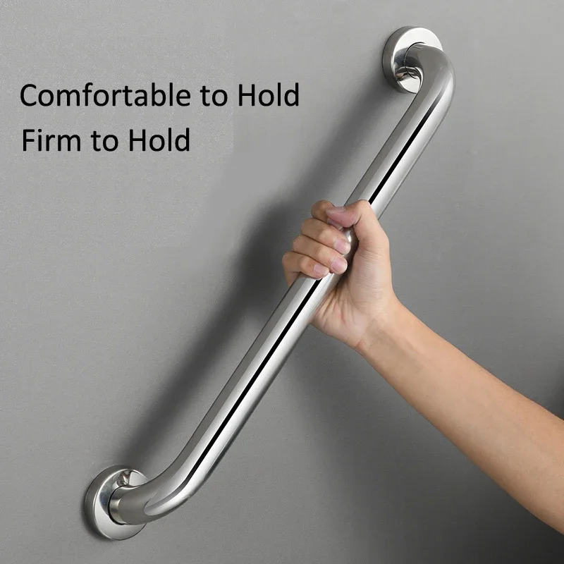 30-50cm Stainless Steel Bathroom Grab Bar,Bath Toilet Shower Rail,Hand Grip,Bathtub Handrail Grab Bars,Safety Handle Towel Rack