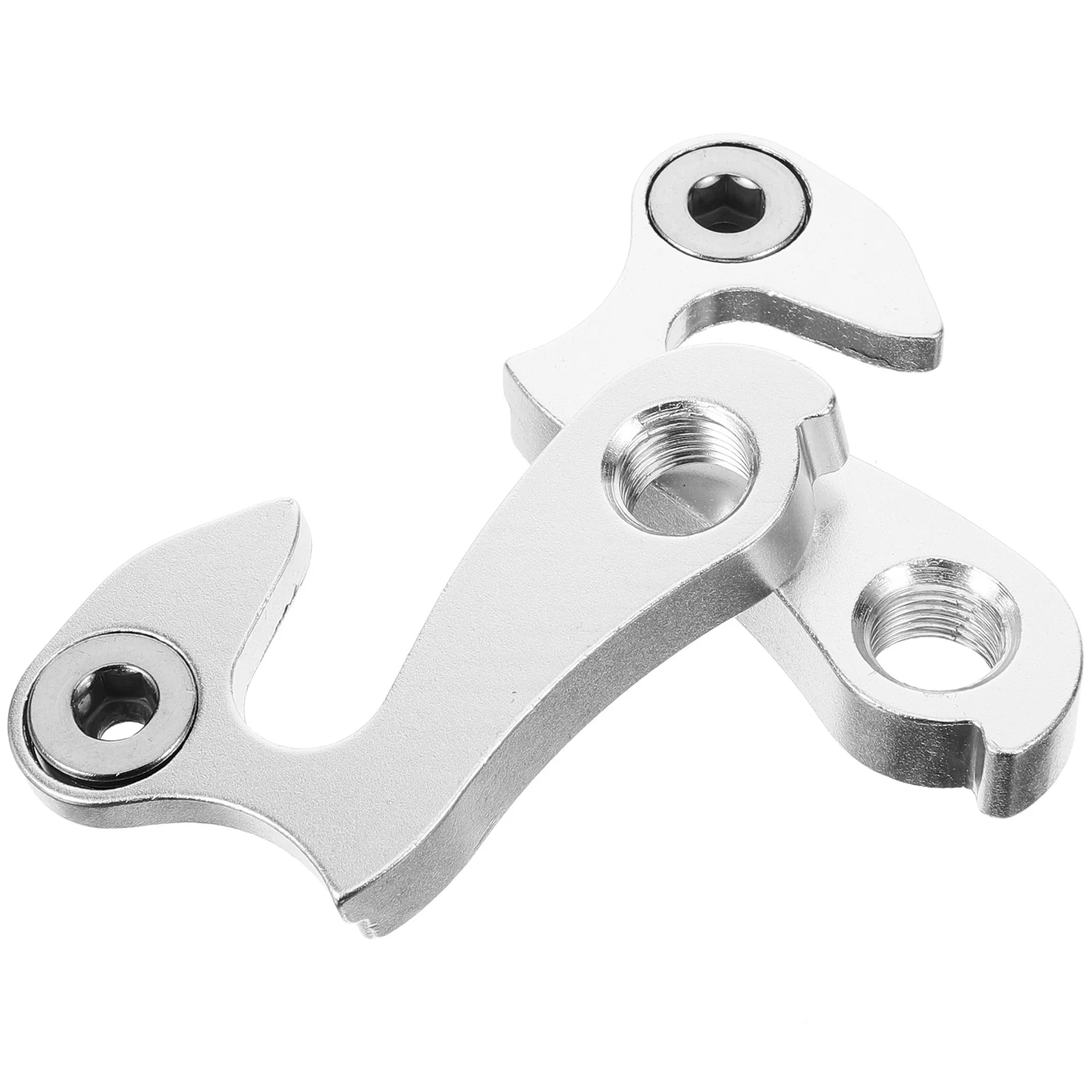 

2Pcs Rear Derailleur Hanger Alloy Bike Frame Tail Hook Adjustable Cycling Accessory Replacement Parts Bike Frame Tail Hook