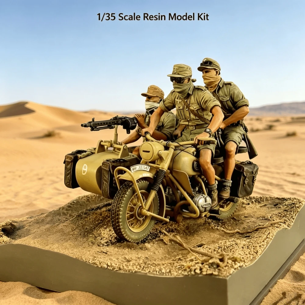 

1/35 Casting Resin Model Assembly Kit, GK, Resin Driver Team of 3, Unpainted (excluding Vehicles)