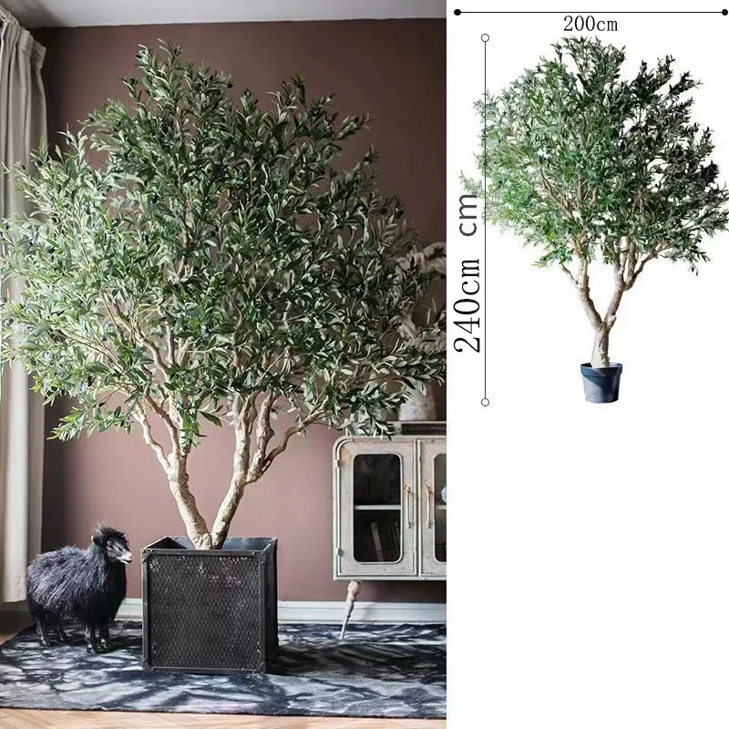 Garden Office Supplies Large Customized Olive Tree 8ft Tall with Pot