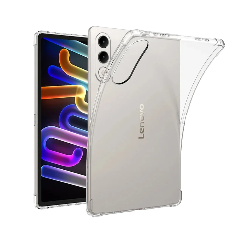 

Для Lenovo Xiaoxin Pro GT 2025 11,1 дюйма TB710FU защитный чехол утолщенная противоударная подушка безопасности мягкий силиконовый прозрачный корпус из ТПУ