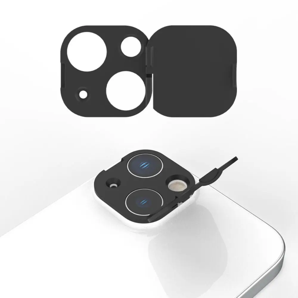 Capa protetora traseira para webcam, adesivo de plástico para lente de câmera, acessórios para lente de telefone, protetor de privacidade para iphone 15 pro max plus