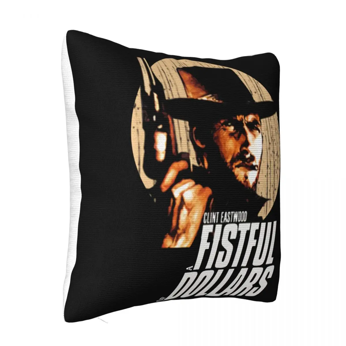 Tees Clint Eastwood Movies 80S Vintage Fistful Of Dollars Mens Gift New 3D Pillow Case