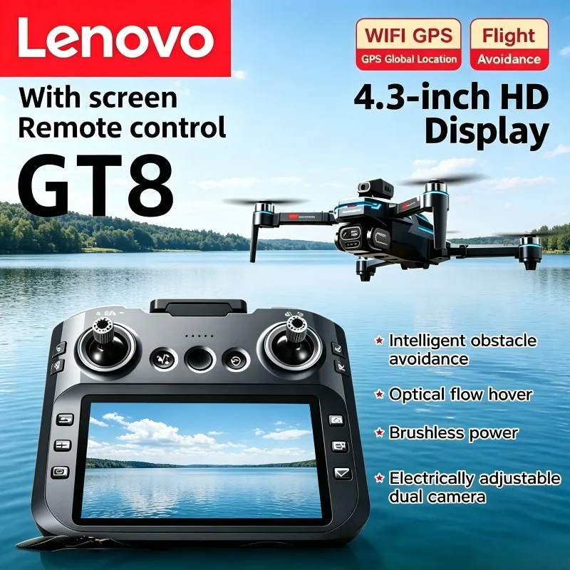 

GPS Drone Lenovo S-X1 Three-axis gimbal WIFI 5G Brushless FPV Obstacle Avoidance Quadcopter Dron 8K Professional HD Camera.