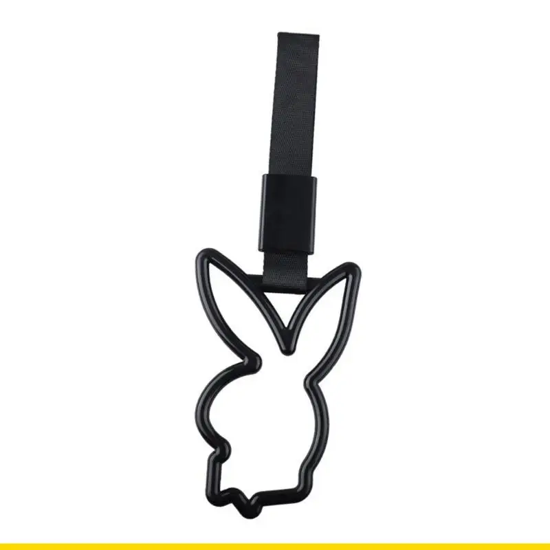 SZCH Decorative Rabbit Themed Car Strap Racing Tow Strap Perfect For Bumper Mounting And Interior Handling