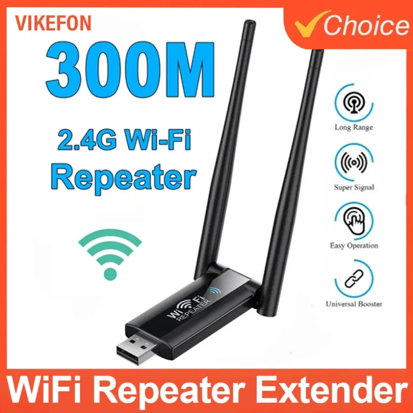 

Wi-Fi маршрутизатор, расширение домашней сети, 2,4G, 300 Мбит/с, беспроводной USB-ретранслятор Wi-Fi, удлинитель, усилитель сигнала Wi-Fi, большой радиус действия