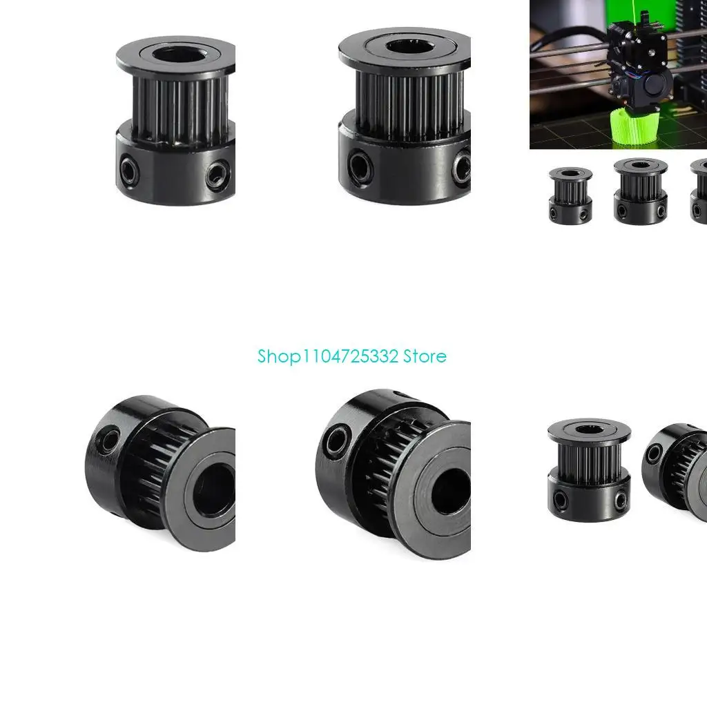 

P5EA GT2 Pulley 16 Teeth 20 Teeth 6mm Belt Width Aluminum Timing Pulley Wheel Synchronous Wheel Gear Part for 3D Printer