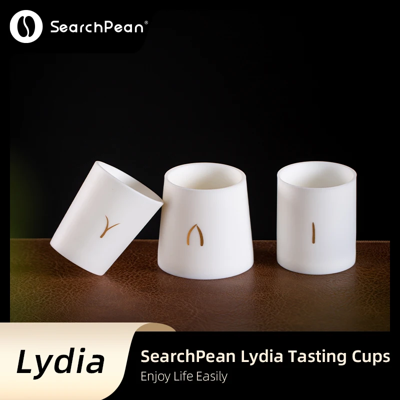 

SearchPean Lydia 3-pack Heat-Resistant Ceramic Mugs w/Spoons for Coffee, Tea & Juice. Home Bar Essential & Valentine's Gift