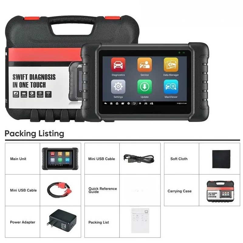 MaxiCheck MX808S MX808 Professional Vehicle TPMS Sensor Auto Battery Tester Car Universal OBD2 Scanner Diagnostic Tools
