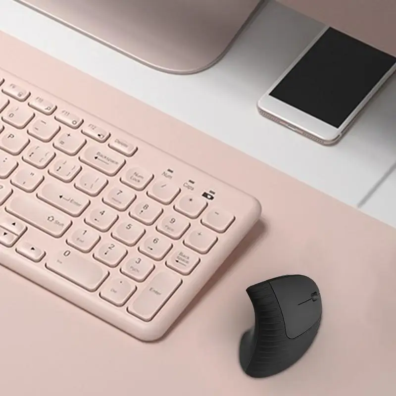 ワイヤレス垂直マウス ラップトップ用ゲームアクセサリー ワイヤレス垂直人間工学に基づいた光学式マウス 仕事やゲームに最適 家庭や