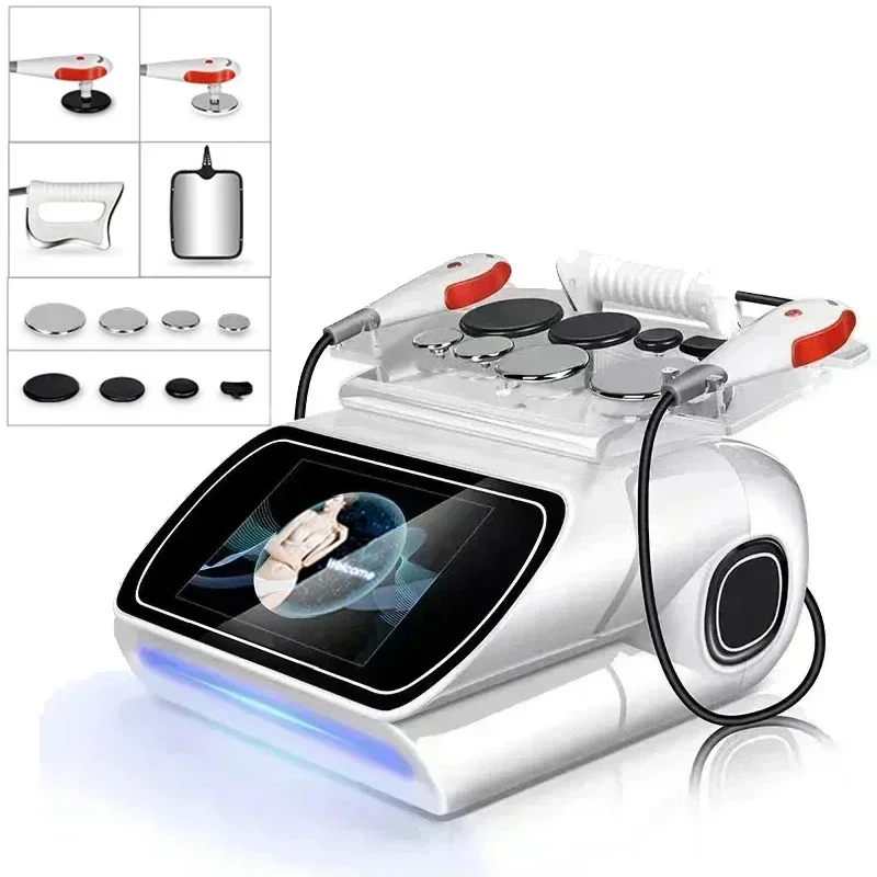 Newly arrived Portable448KHZ RFTecar Therapy RET CET Diathermy Body Sliming Machine Pain Relief Skin Tightening INDIBA Deep Care