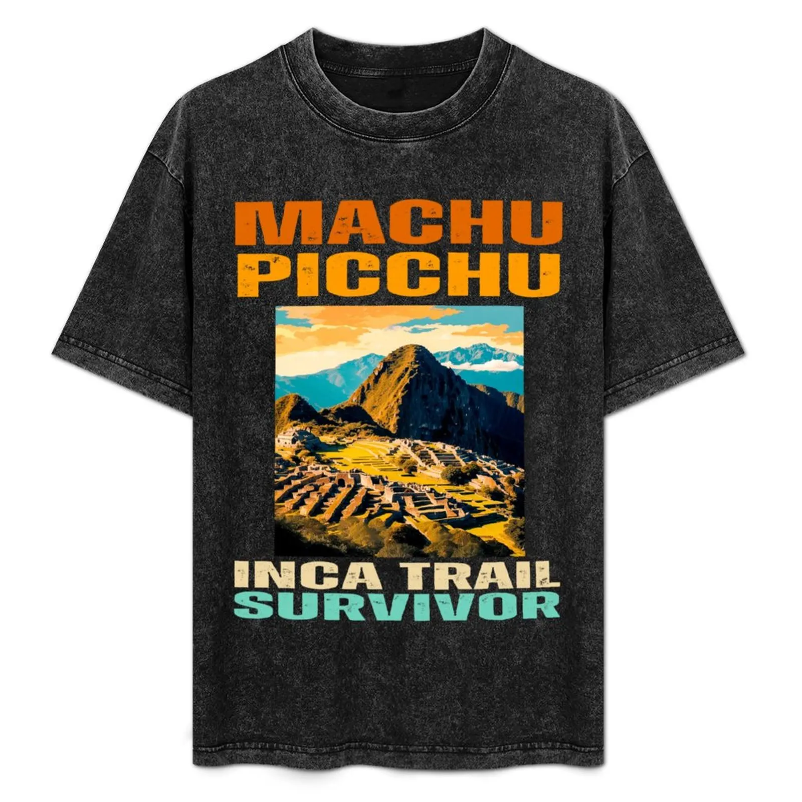 

Machu Picchu inca trail survivor 2024 ,Cusco,Peru T-Shirt Novelty Graphic Tee Shirt