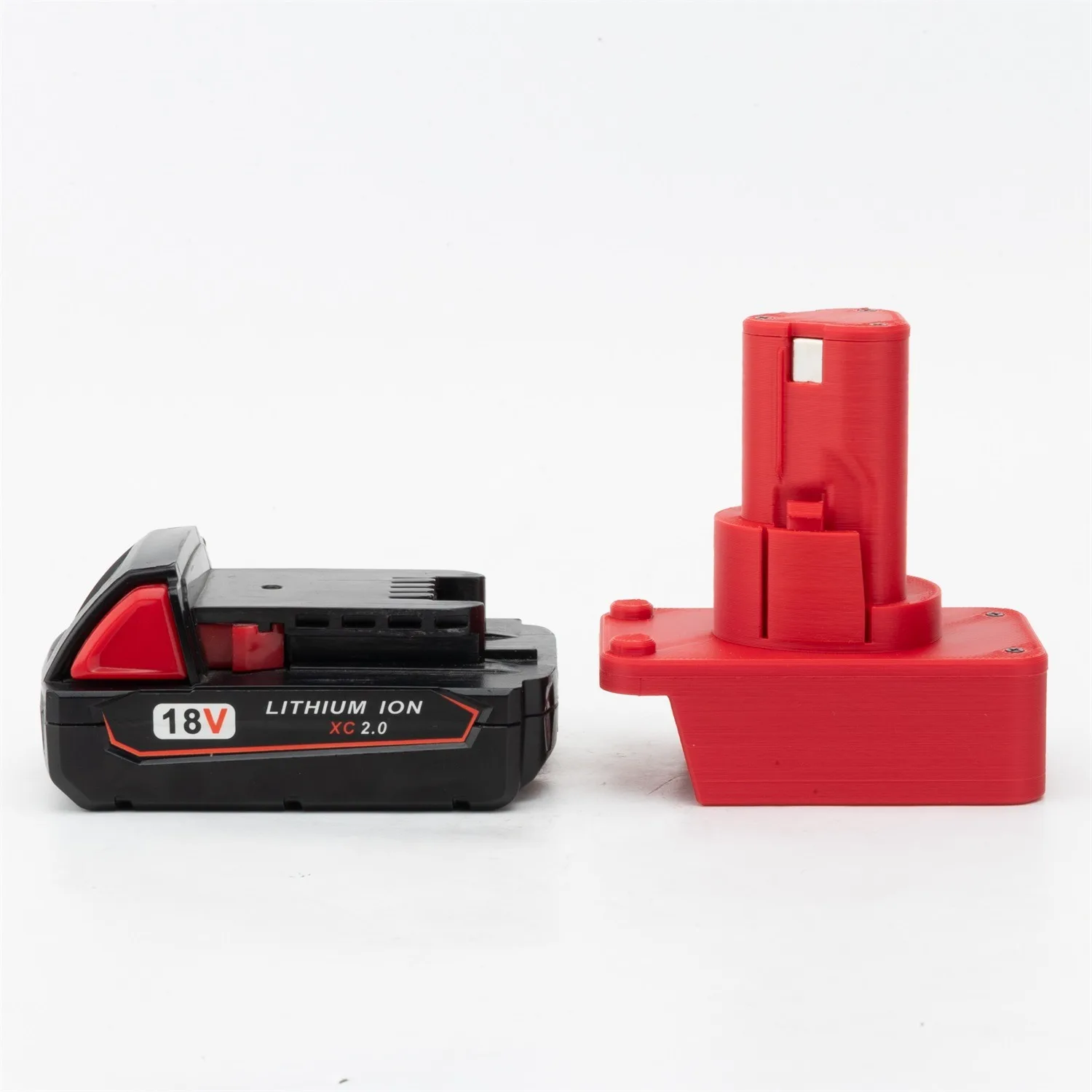 Portable Cordless Battery Adapter for Milwaukee 18V Battery Convert To PARKSIDE X12V Series Tool Converter(No Battery）