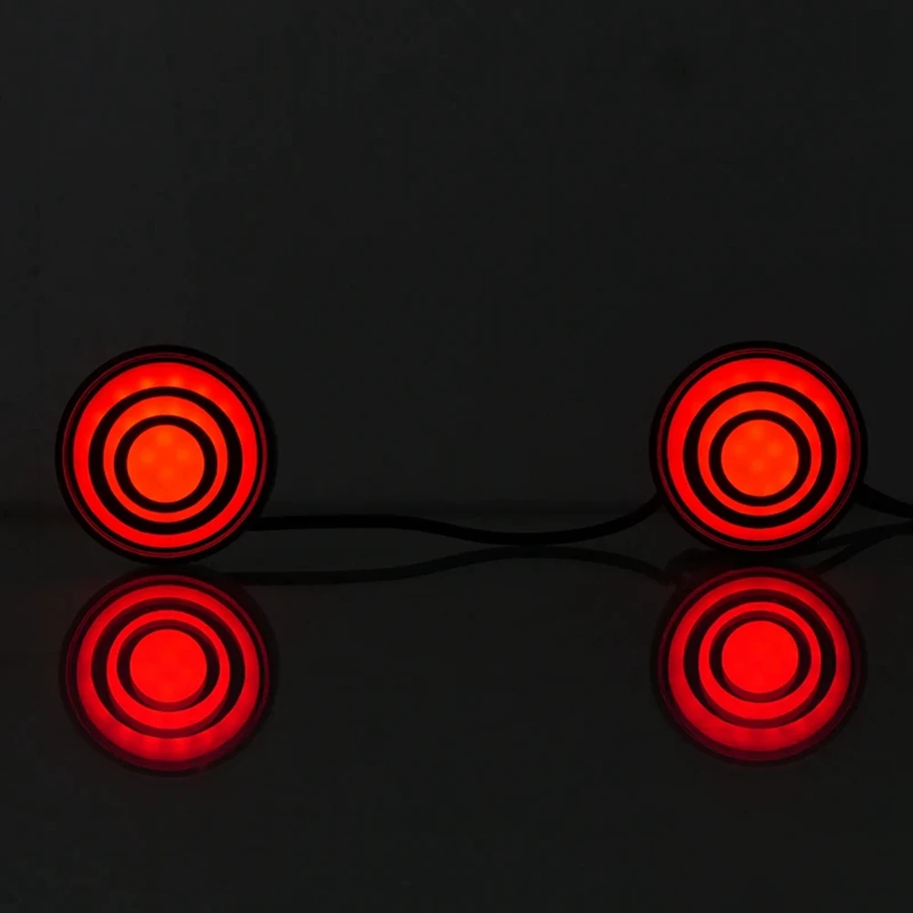 LED Rear Bumper Reflectors Brake Light For Toyota Scion IQ Sienna Corolla Rear Fog Light Tail Lamps Accessories-N25R