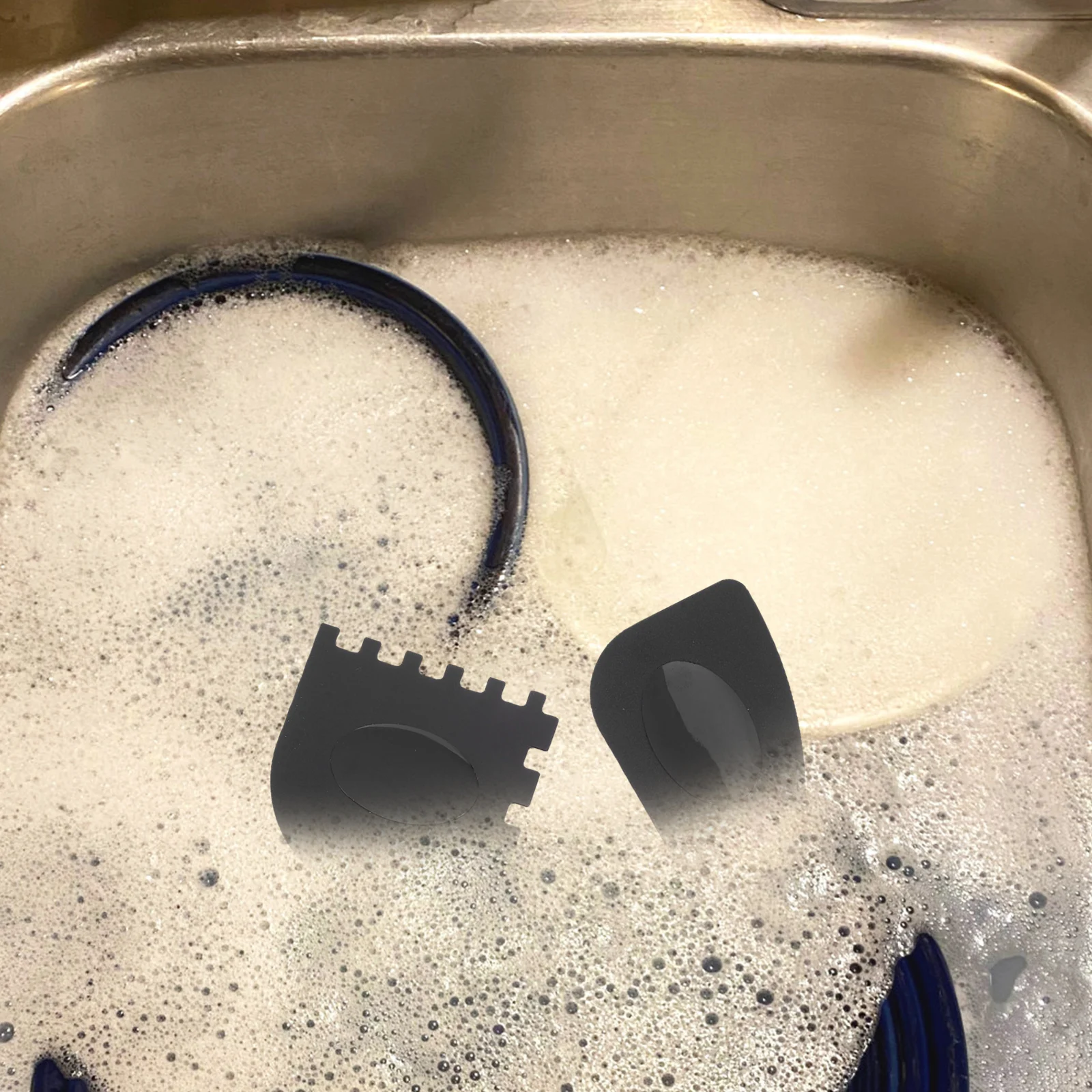 

6pcs Iron Pot Scraper Blade Reusable Grill Pan Scraper Kitchen Tool Heat Resistant Cleaning Grill Pan Skillet