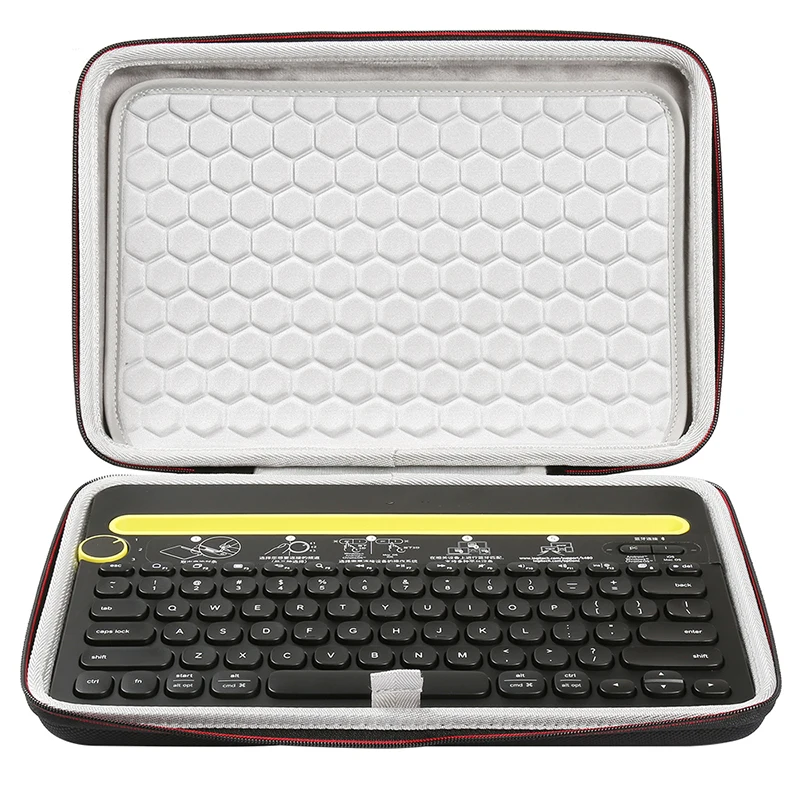 Hard Travel Storage Box Case para Logitech K480, Multi Dispositivo, Teclado Bluetooth Compatível, Bolsa de Transporte Protetora