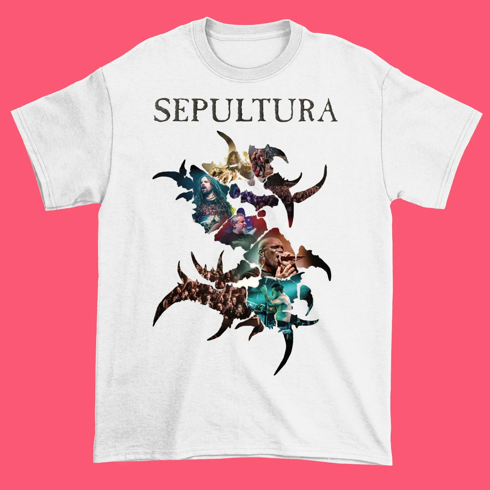 Best Of Sepultura Band World Tour Cotton White Full Size Unisex Shirt J616