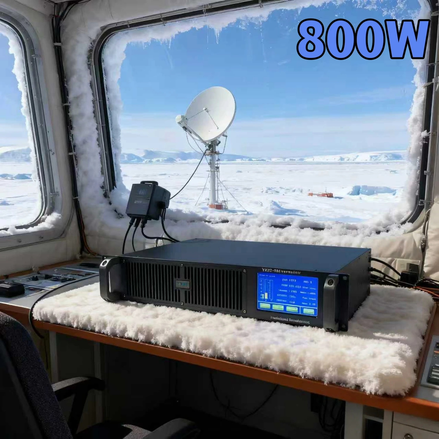 

FM-радиопередатчик HP-YXHT-2-2U мощностью 800 Вт — предназначенный для научных экспедиций полярным и полевым эффектом