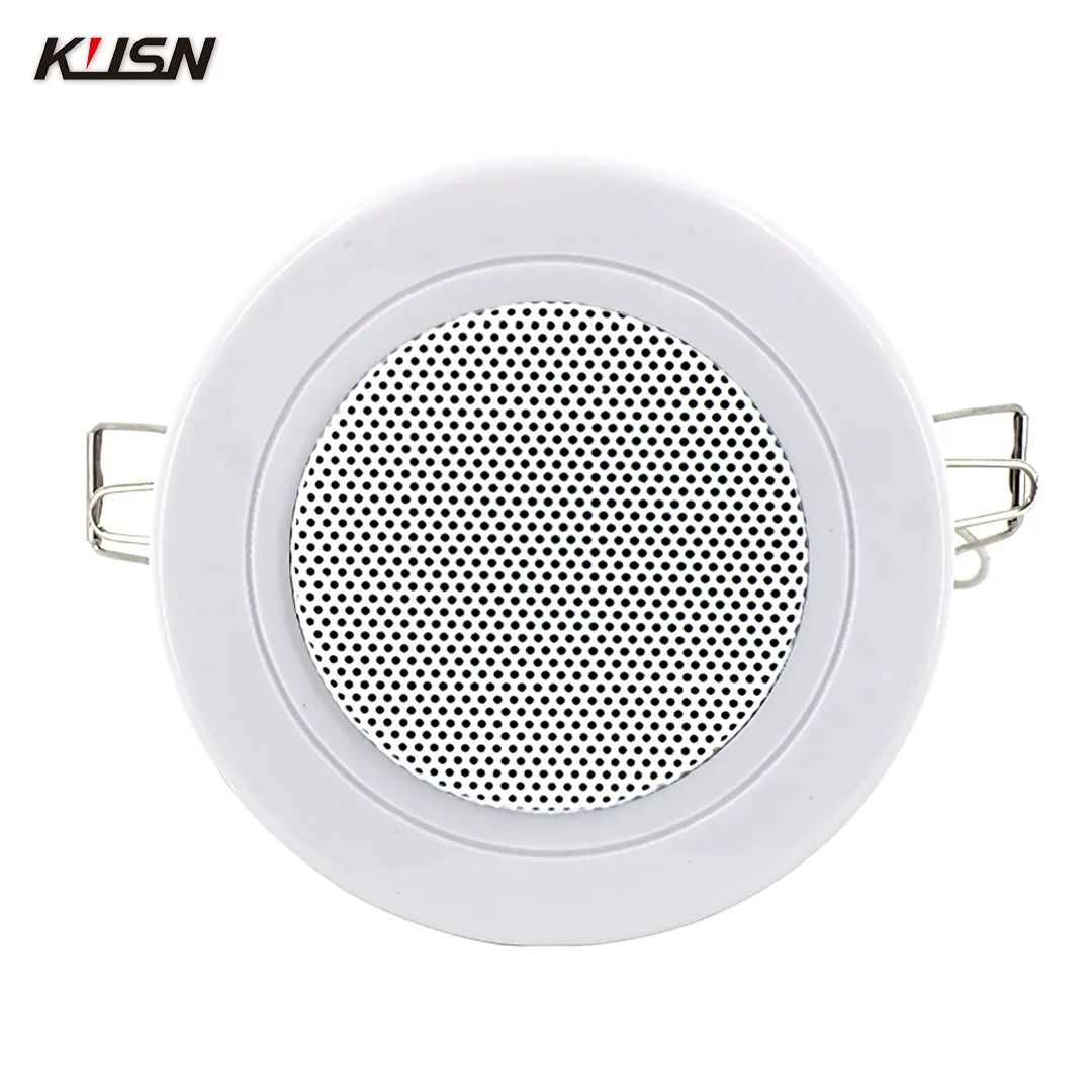 Ceiling Mounted Speakers Active in Ceiling Mini Ceiling Powered Speaker Pa System Home Waterproof 4 Inch 6 Watt 70/100V